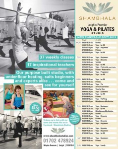 new yoga and pilates timetable